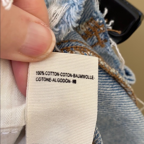 Free People We The Free Button Fly Jean Skirt - Picture 8 of 9